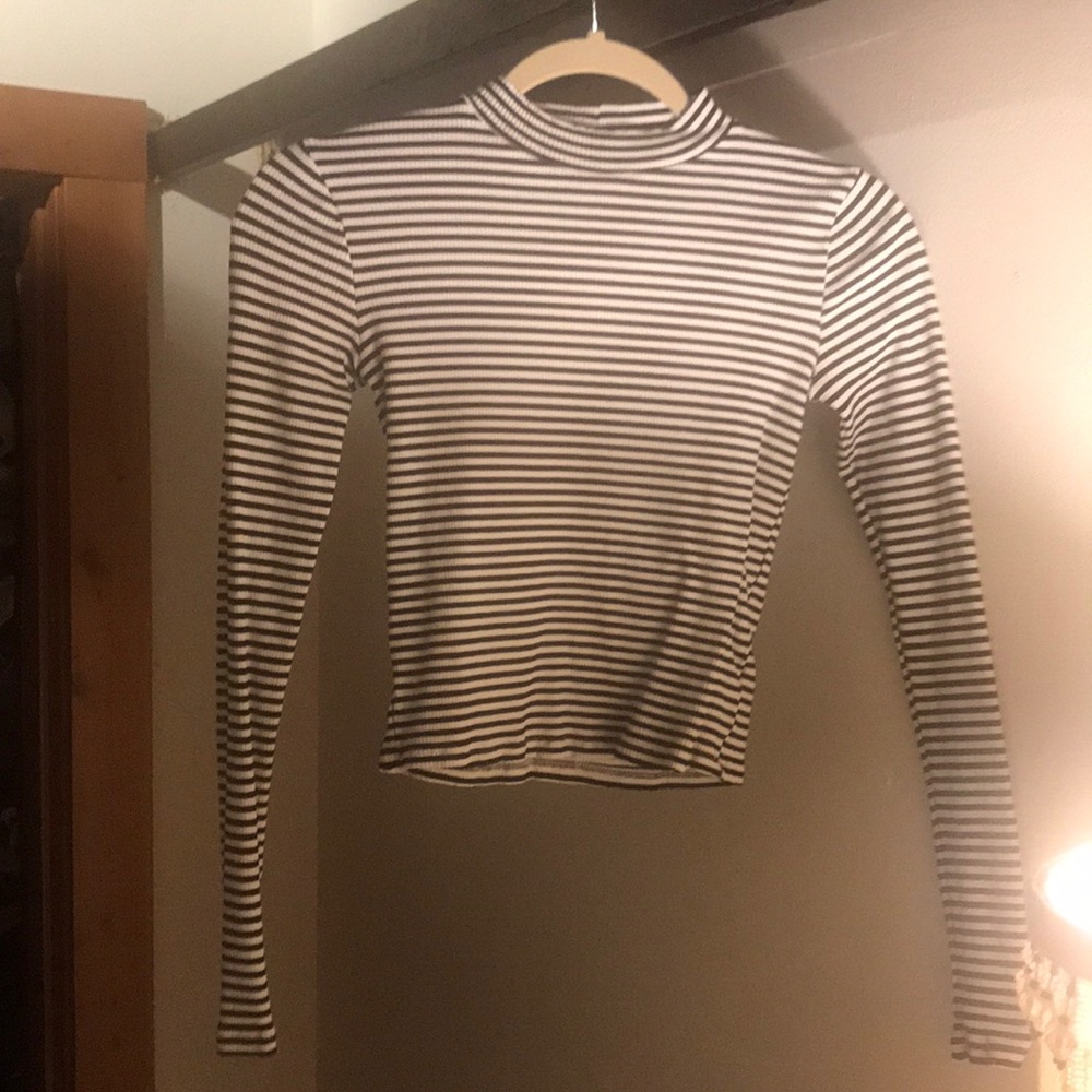 Striped crop top